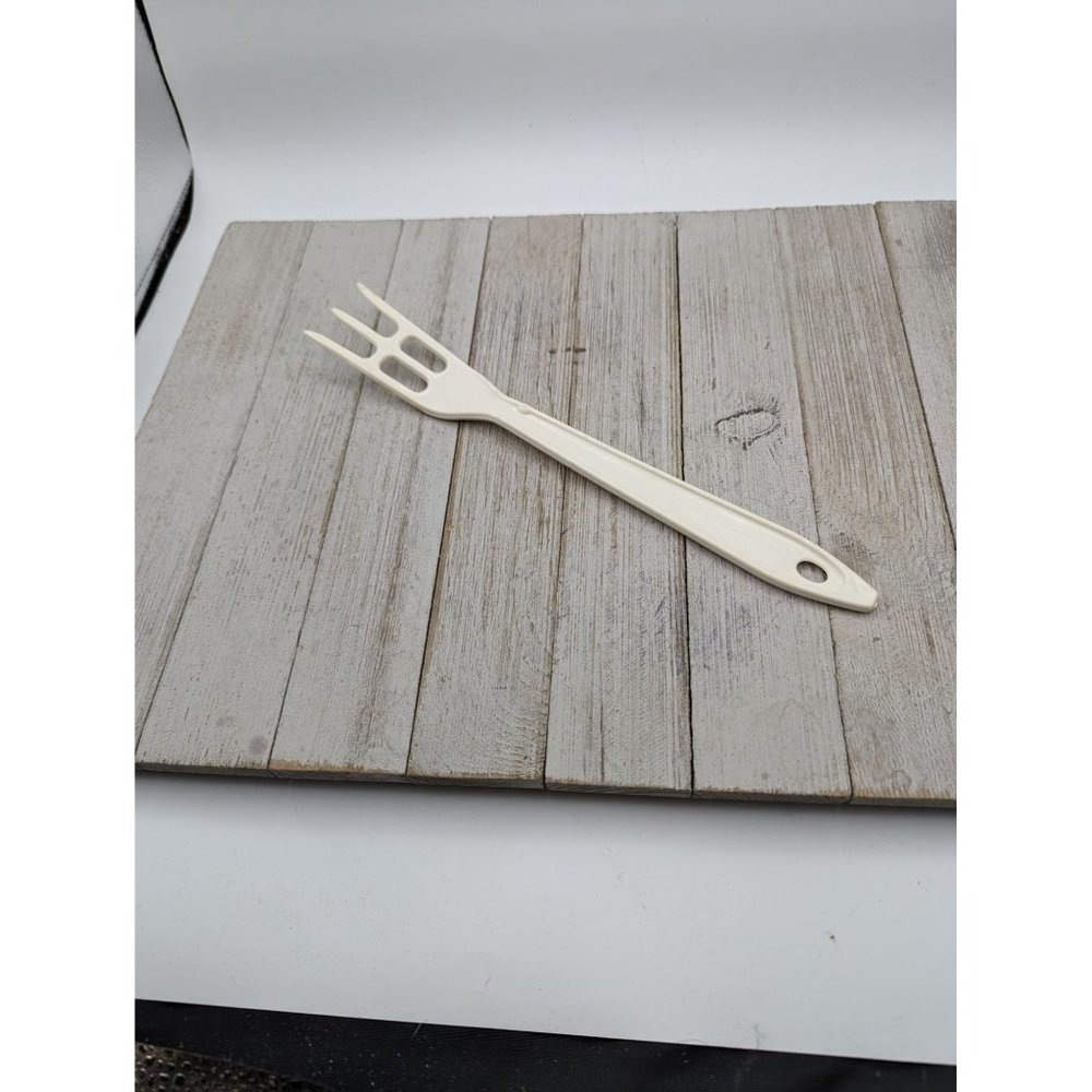 Fork Spatula Nylon Reinforced Turner Flipper White